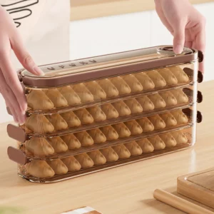 UFORU Household food grade kitchen refrigerator slot storage box multi-layer non-stick bottom quick-frozen preservation box - Image 3