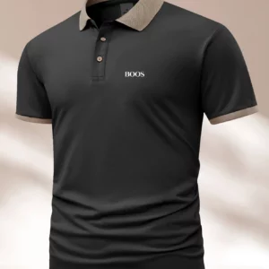 New European men's polo shirt, summer fashion, breathable cotton short sleeved T-shirt, casual business workwear (s-2XL) - Image 5