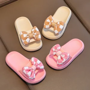 Summer Slippers New Fashion Cute Sandals Soft Soled Non Slip Casual Girl Shoes Simple Flat Daily Classic Lightweight Kid Shoes - Image 4