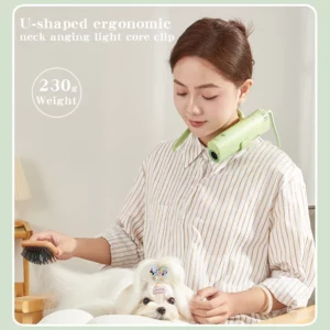 High-Power Negative Ion Pet Hair Dryer Silent with Beauty Bristles Quick Blow Hanging Neck Design Portable Universal for dog - Image 3