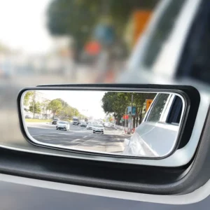 2Pcs 360 Degree Adjustable Blind Spot Mirror Car Auxiliary Rearview Convex Mirror Round Frame Wide Angle Mirrors for Car Reverse - Image 2