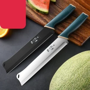 Watermelon knife household sharp stainless steel fruit knife melon and fruit special multi-function peeler fruit cutting tool - Image 4