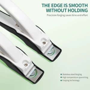NAILPOP Adjustable Acrylic Nail Clippers with Sizer Professional Stainless Steel Blade Nail Tips Cutter Trimmer Manicure Tool - Image 4