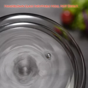 Heat Resistance Double Wall Glass Salad Bowl Insulated Borosilicate Container Tableware Transparent Fruits Noodles Kitchen Cook - Image 3