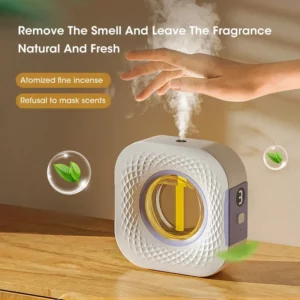Wall-Mounted Desktop 4 Modes Fragrance Diffuser Aromatherapy Machine 150ML USB Smart Air Purifier Display Home Deodorization - Image 1