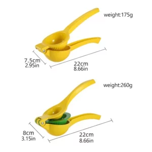 Portable Fresh Juice Presser Fruit Extractor Orange Citrus Lime Lemon Squeezer Hand Press Juicer Metal Portable Manual Juicer - Image 5