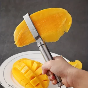 1pc, Mango Slicer, Mango Seed Separator For Restaurant, Mango Peeler, Mango Core Remover, Stainless Steel Blade Remover - Image 2