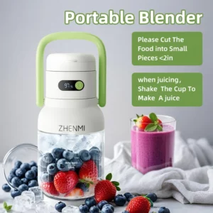 Portable Juicer, 33oz. Vessel, USB-C Rechargeable, Easy To Clean, Suitable For Juicing Fruits And Vegetable, - Image 1
