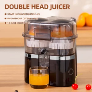 FE003A Double-head Juicer for Orange, Lemon, Grapefruit Slag Juice Separation Fresh Separator Press Machine - Image 1