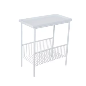 Wuli Danish Design/ins Style Sofa Side Table Wrought Iron Corner Table Nordic Bedside Storage Small Table Coffee Table Rack - Image 5