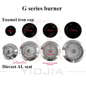 Golden Supplier Modern Novel Design Reasonable Price Stove Top Covers Standing Gas Cooker Cooktop with burner Shelves - Image 5