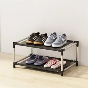 Shoe rack, multi-layer, simple entrance, dust-proof, household, economical shoe cabinet, dormitory, storage rack for storage - Image 2