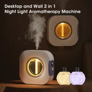 Wall-Mounted Desktop 4 Modes Fragrance Diffuser Aromatherapy Machine 150ML USB Smart Air Purifier Display Home Deodorization - Image 6