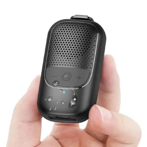 Wearable Mini Bluetooth Speaker Clip-On Wireless Portable Speakers Built-in ENC Mic Hands-free Call For Work Outdoors - Image 1