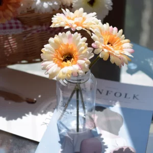 1pc/3pc/6pc Artificial Silk Gerbera Flowers Wedding Home verandahs Table Decor Fake Daisy Chrysanthemum Party Home Decoration - Image 6