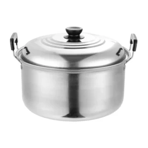 American stainless steel soup pot five-piece set, 16-24cm porridge cooking pot, household gift pot set - Image 4