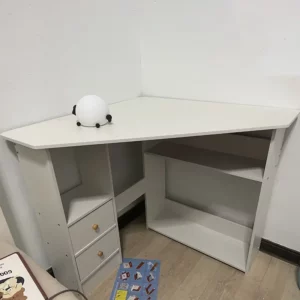 Home Desktop Computer Desks Small Apartment Desk Triangle Study Desk Corner Computer Desk Home Living Room Bedroom Writing Desks - Image 6