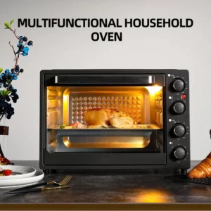 M Household Electric Oven 40L Forno Elettrico Temperature Control Timing Cake Baking Oven - Image 3