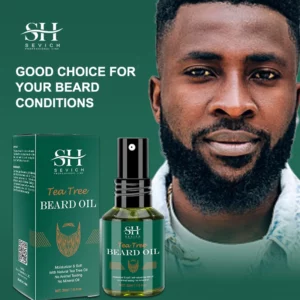 2023 Biotin Beard Oil For Men Natural Tea Tree Nourishing Regrowth Oil Anti Hair Loss Product Man Beard Hair Growth Essence Oil - Image 4