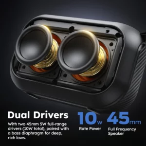 Monster MS62110 Powerful Portable Bluetooth Speaker, 10W Super Bass Sound Box, Loudspeaker with Microphone for Hands-free Call - Image 2
