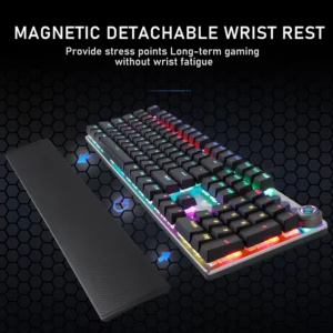 AULA F2088 Mechanical Gaming Keyboard Anti-ghosting 104 Brown Blue Switch Wired Mixed Backlight Keyboard for Game Laptop PC - Image 5