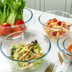 Transparent Glass Salad Bowl Extra Large Instant Noodle Ramen Creative Bowls Microwave Soup Rice Home Kitchen tools 500 - 4450ml - Image 4
