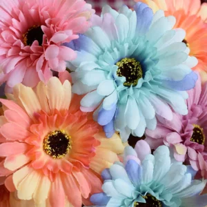 1pc/3pc/6pc Artificial Silk Gerbera Flowers Wedding Home verandahs Table Decor Fake Daisy Chrysanthemum Party Home Decoration - Image 3