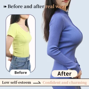LERVANLA Female Anchor Exclusive Fake Chest Underwear With Small Breasts Showing Big Breasts Simulation Silicone Breast Pads - Image 4