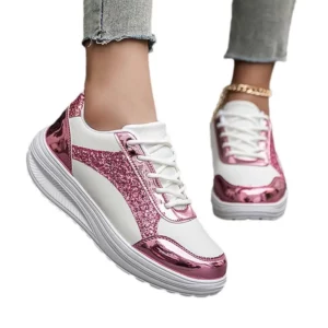 Plus Size 35-42 Shoes for Women Autumn Fashion Platform Shoes Flats Casual Lace Up Comfort Non-slip Sneakers Zapatos De Mujer - Image 5