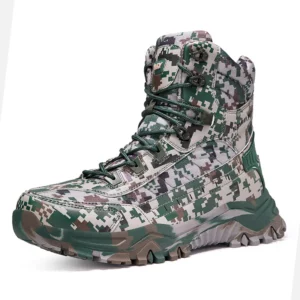 2025 Fashion Men's Desert Combat Boots Outdoor Non-slip Hiking Shoes Waterproof Men's Work Boots Men Tactical Boots Ankle Boots - Image 3