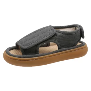 Unisex Diabetic Sandals Breathable Wide Feet Swollen Shoes Adjustable Hook & Loop Comfortable Walking Shoes for Seniors - Image 4