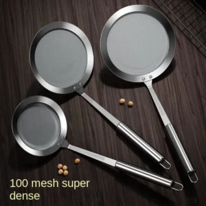 304 Stainless Steel Fine Mesh Filter, Multi-Function Colander for Juice, Coffee, Tea, & Vegetables, Kitchen Accessories - Image 2