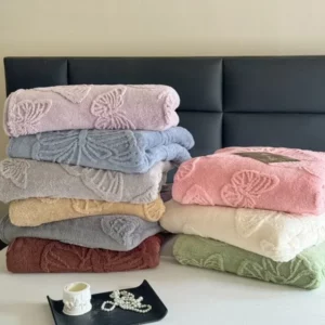 1PC Plush Blanket Summer Air Conditioning Bedding Blanket Office Sofa Nap Blankets Soft Comfortable Bed Sheets cobijas de camas - Image 6