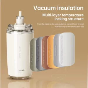 Portable Juicer Blender 304 Stainless Steel Thermos Bottle Juicer Mixer Smoothie Blender Electric 26 Blades Juice Extractor - Image 5