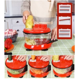 3 in1 multifunctional Vegetable Cutter Onion Cutter Potato Slicer Chopper Food Shredder Kitchen Food Processor Slicer Tools - Image 4