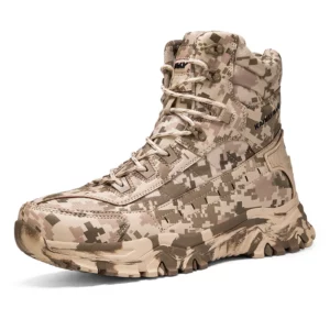 2025 Fashion Men's Desert Combat Boots Outdoor Non-slip Hiking Shoes Waterproof Men's Work Boots Men Tactical Boots Ankle Boots - Image 1