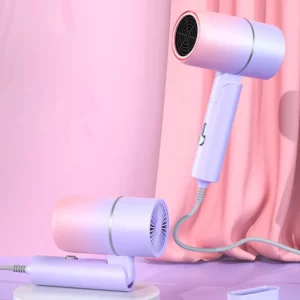 MIni Folding Hairdryer 750W with Carrying Bag Hot Air Anion Hair Care for Home Travel Hair Dryer Dormitory Blow Drier 220V-240V - Image 6