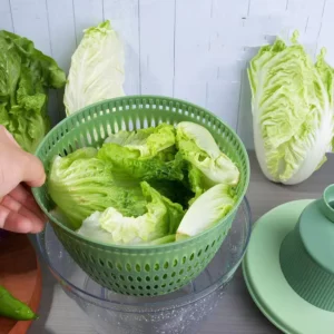 Electric Vegetable Cutter 1PC Multifunction Dehydration Blue High Temperature Resistant 4L Drain Vegetable Cutting USB Charging - Image 2