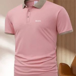 New European men's polo shirt, summer fashion, breathable cotton short sleeved T-shirt, casual business workwear (s-2XL) - Image 3
