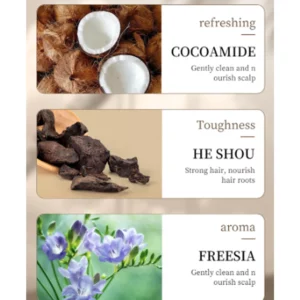 SADOER Coconut Shampoo Series Soft Coconut Hair Mask Shampoo is nutritious and smooth - Image 4
