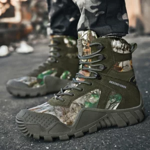 Men Ankle Boot Men's Boots Combat Tactical Army Boots Men Shoes Outdoor Work Shoes Breathable Desert Boots Motocycle Boots - Image 2