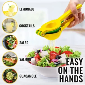 Portable Fresh Juice Presser Fruit Extractor Orange Citrus Lime Lemon Squeezer Hand Press Juicer Metal Portable Manual Juicer - Image 6