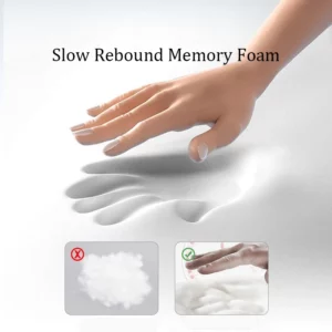 Ergonomic Memory Foam Pillow for All Sleep Positions, Multi-Zone Support, Zero Pressure, Deep Sleep, Neck Pain Relief - Image 5