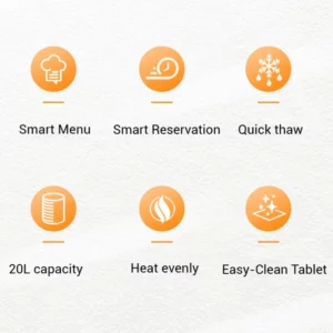 2025 Galanz Gree Microwave Oven 20L Flat Inner Container Easy to Clean Home Multi functional Hot Food Microwave Oven DG - Image 4