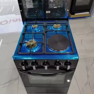 Low-Price Direct Factory Sale Integrated Gas Cooktop Stove 4-Burner Steaming Roast with Upright Storage Cabinet - Image 2