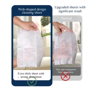 Clip-On Face Towel Mop Electrostatic Dust Removal Mop Disposable Face Paper Mop For Cleaner Wipes/Dry/Cloth - Image 2