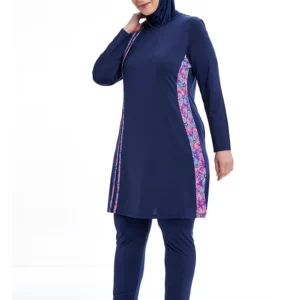 3PCS Thin Style Sporty Muslim Swimwear Burkini Women Modest Swimsuit Bathing Suit Hijab Top Pant (No built-in Bra) - Image 4