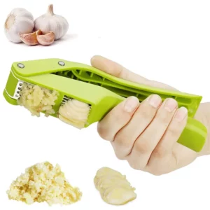 2-in-1 Multifunctional Garlic Press For Pressing Mash Garlic And Sliced Garlic,Vegetable Squeezer For Home Cooking Masher Tool - Image 2