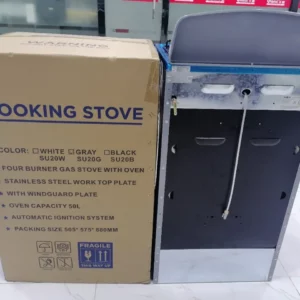 Low-Price Direct Factory Sale Integrated Gas Cooktop Stove 4-Burner Steaming Roast with Upright Storage Cabinet - Image 6