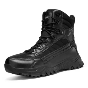2025 Fashion Men's Desert Combat Boots Outdoor Non-slip Hiking Shoes Waterproof Men's Work Boots Men Tactical Boots Ankle Boots - Image 4